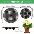 6X Plant Level Pot Elevator Heavy Duty Plant Stands 20/30cm Plant Pot Saucer