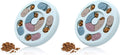 DR CATCH Dog Puzzle,Dogs Food Toys for IQ Training & Mental Enrichment,Dog Treat Puzzle(Blue)