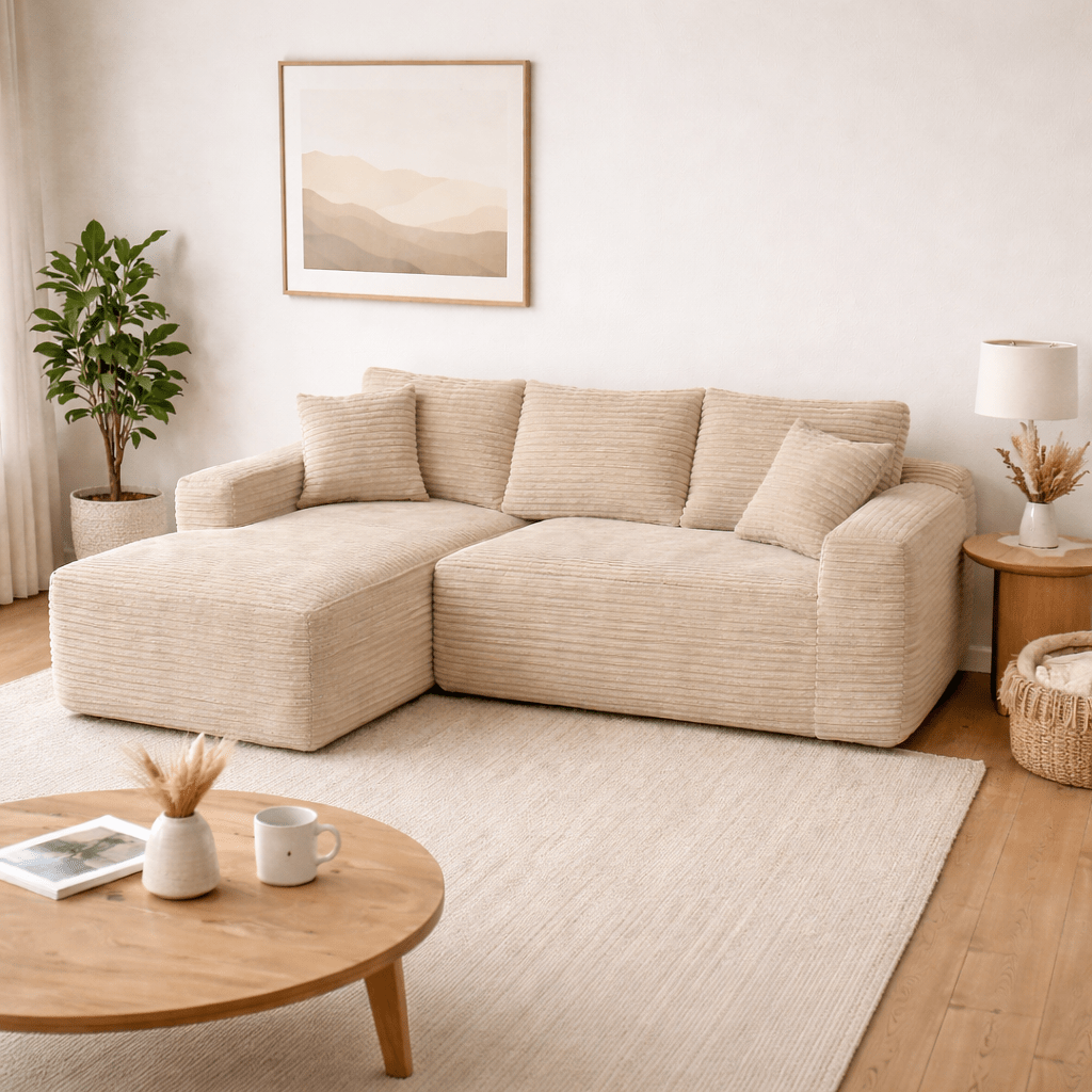 The Meridius - Sofa with Chaise Lounge