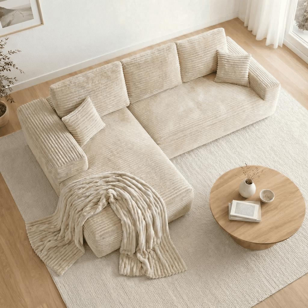 The Meridius - Sofa with Chaise Lounge